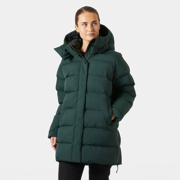 W ASPIRE PUFFY PARKA, DARK JUNGLE, L