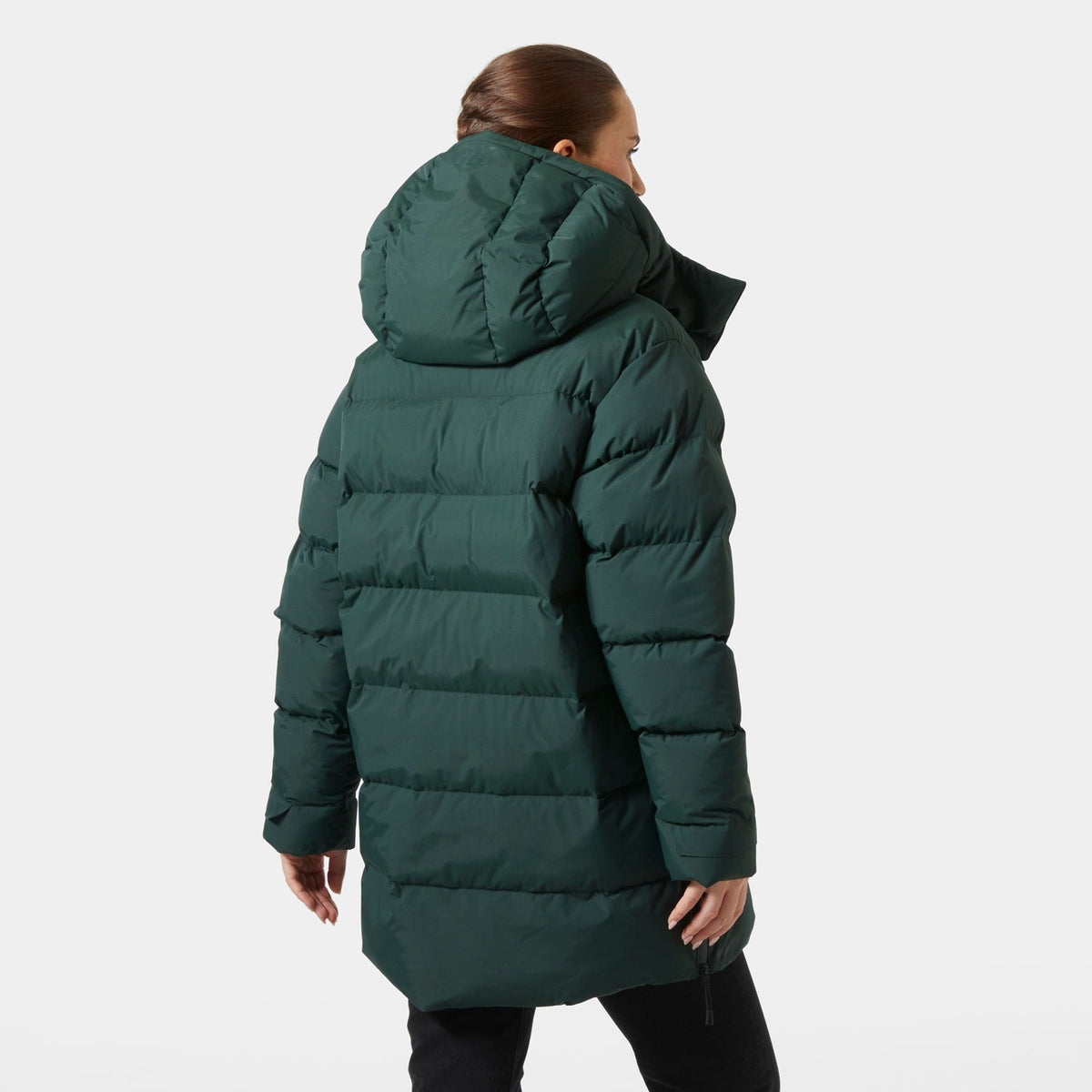 W ASPIRE PUFFY PARKA, DARK JUNGLE, L