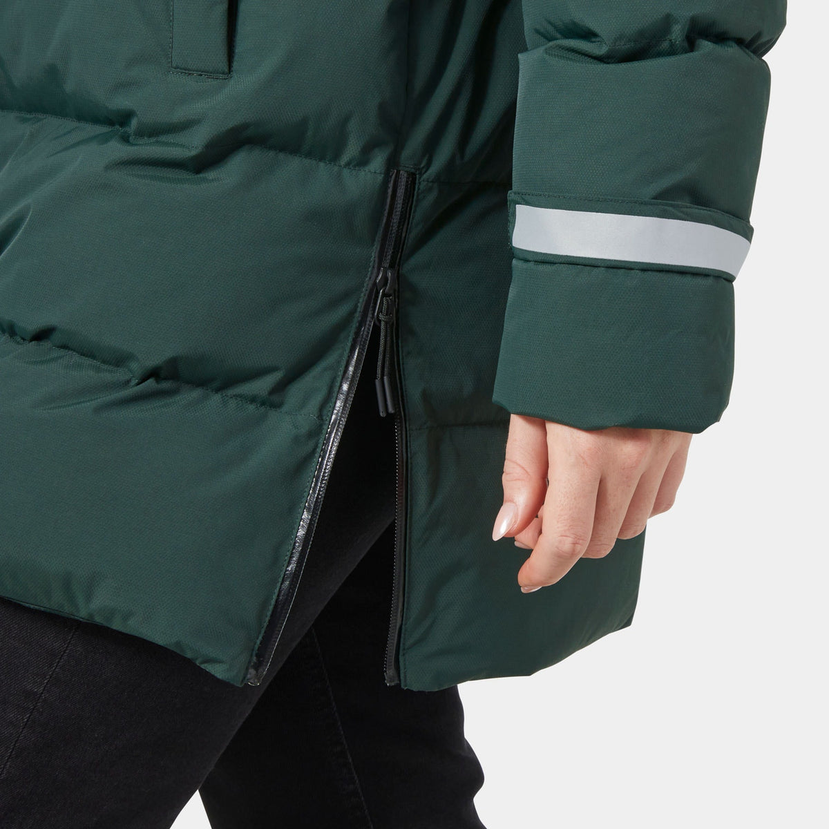 W ASPIRE PUFFY PARKA, DARK JUNGLE, L