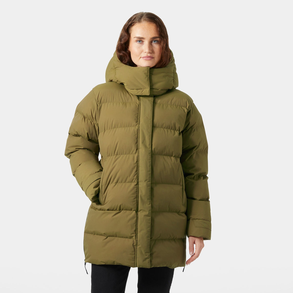 W ASPIRE PUFFY PARKA, SEPIA, L