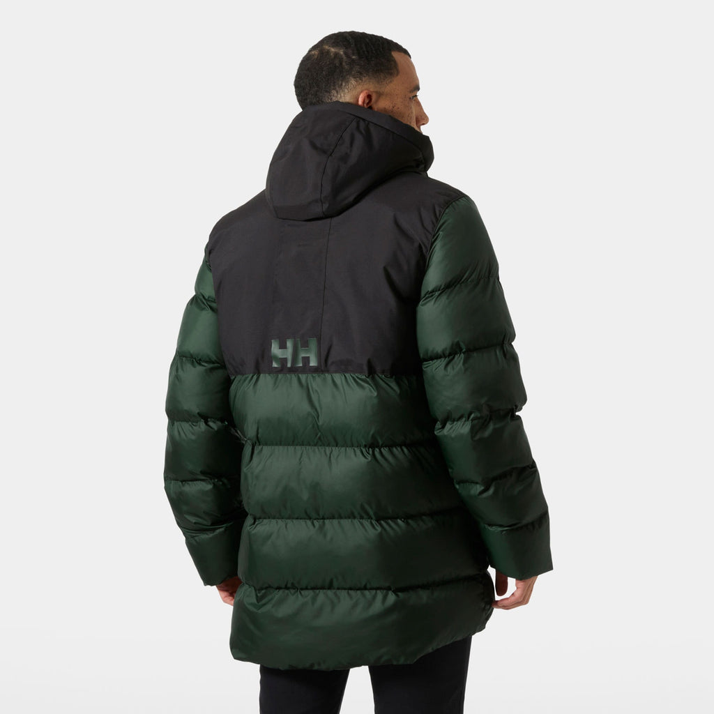 ACTIVE PUFFY LONG JACKET, DARK JUNGLE, M