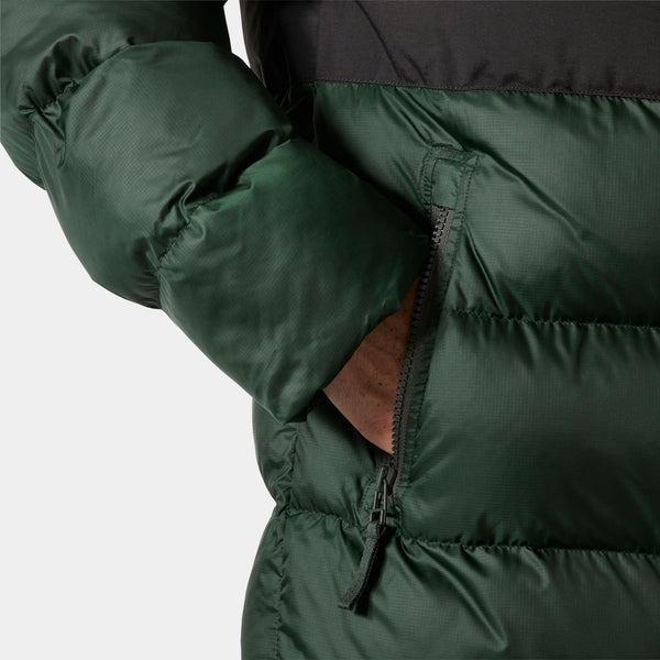 ACTIVE PUFFY LONG JACKET, DARK JUNGLE, M