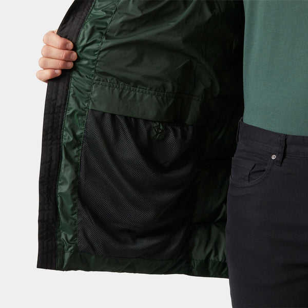 ACTIVE PUFFY LONG JACKET, DARK JUNGLE, M