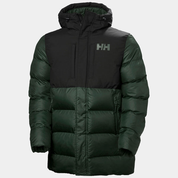ACTIVE PUFFY LONG JACKET, DARK JUNGLE, M