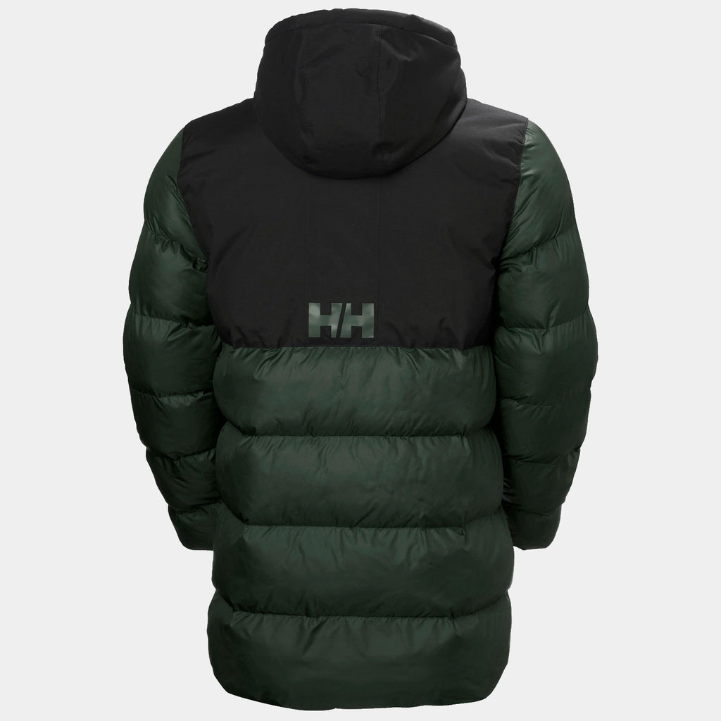 ACTIVE PUFFY LONG JACKET, DARK JUNGLE, M