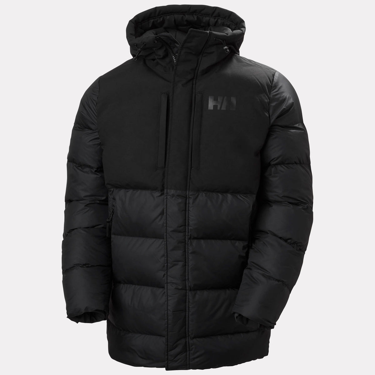 ACTIVE PUFFY LONG JACKET, BLACK, M