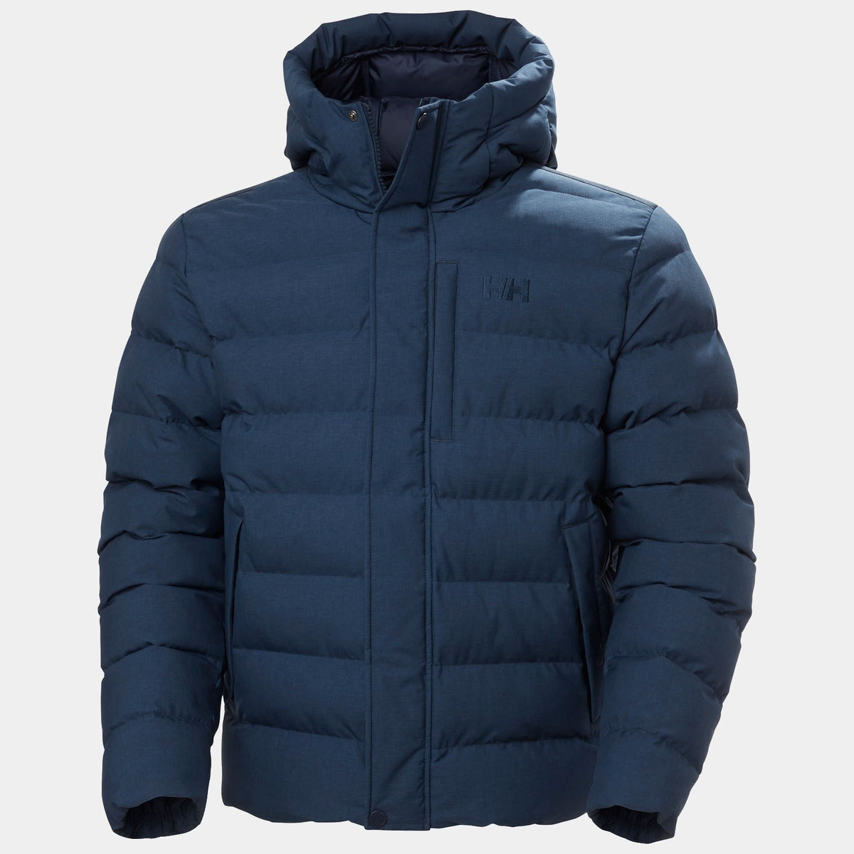 ALBY PUFFY JACKET, NAVY MELANG, XXL