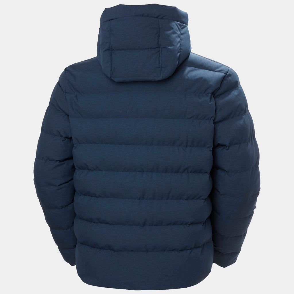 ALBY PUFFY JACKET, NAVY MELANG, XXL