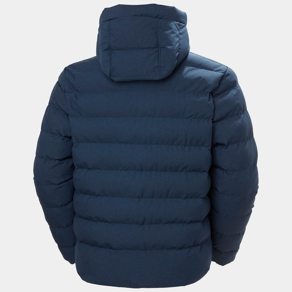 ALBY PUFFY JACKET, NAVY MELANG, XXL