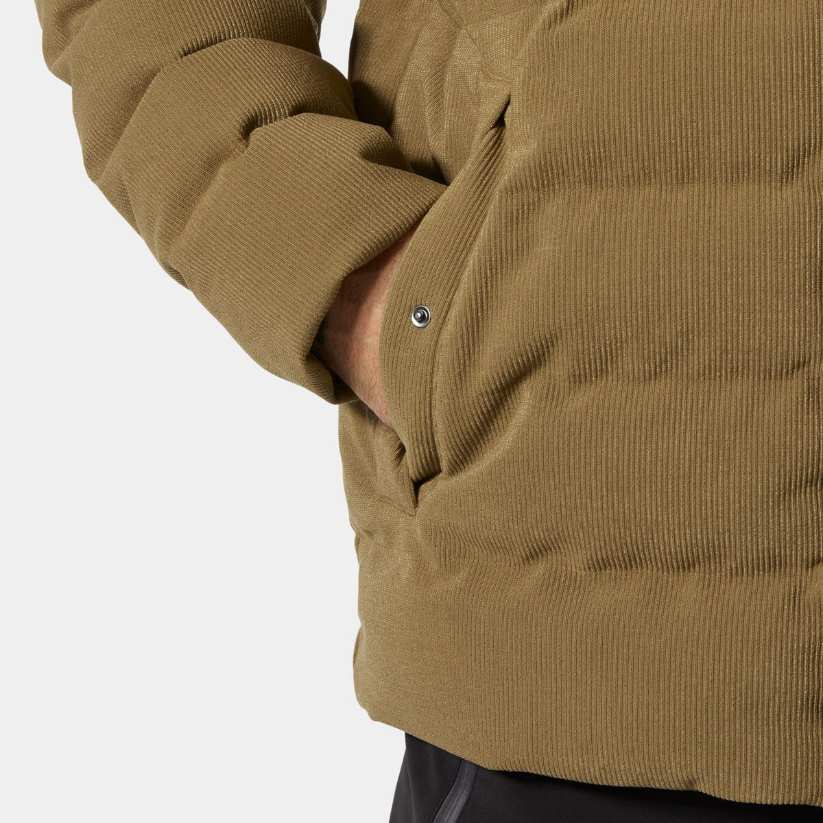 ALBY PUFFY JACKET, SEPIA CORD, XXL