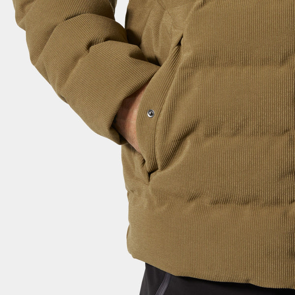 ALBY PUFFY JACKET, SEPIA CORD, XXL