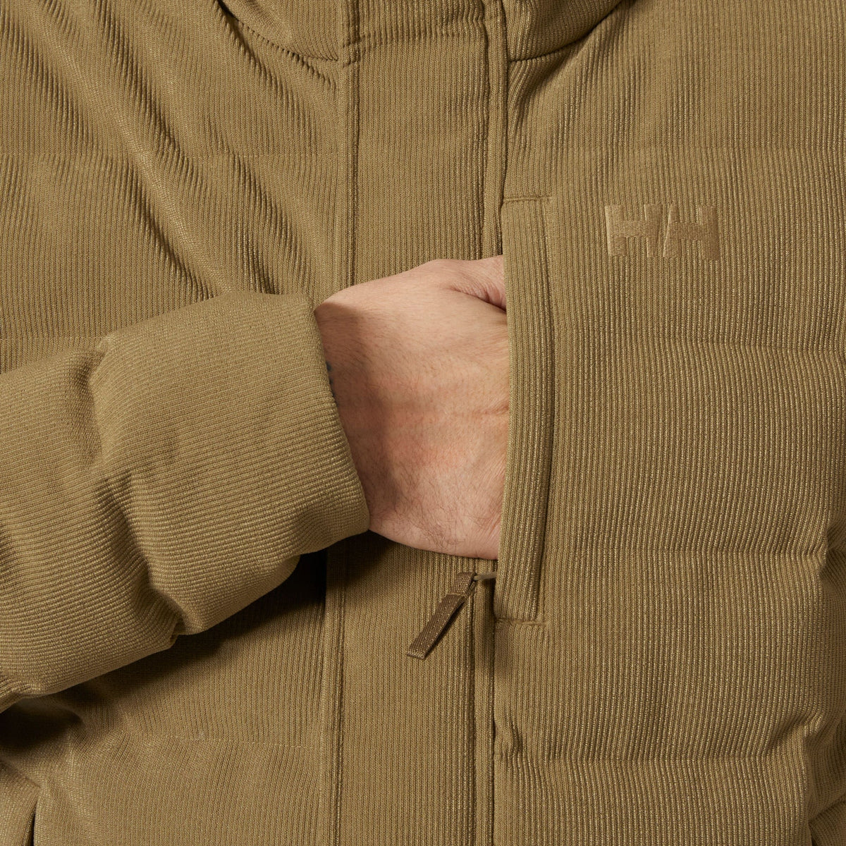ALBY PUFFY JACKET, SEPIA CORD, XXL
