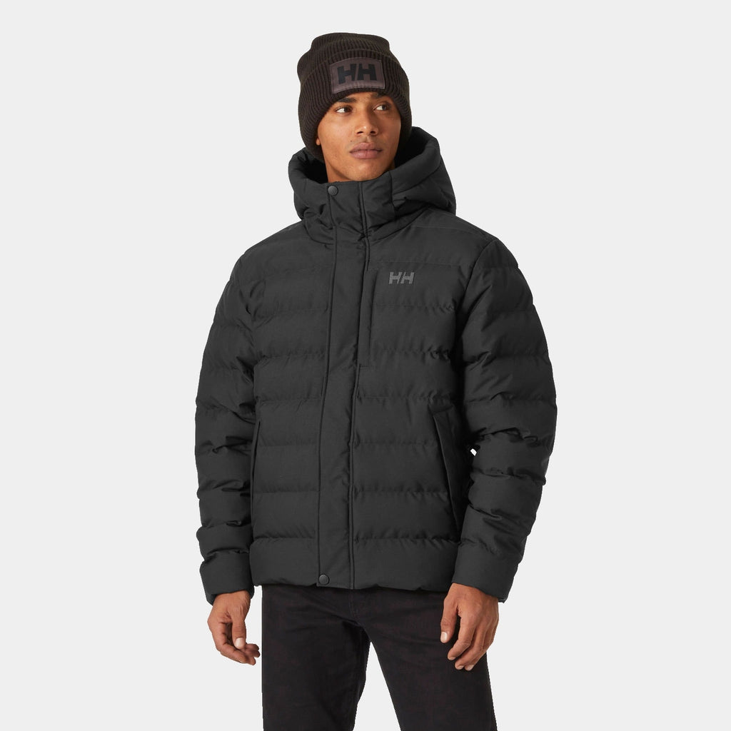 ALBY PUFFY JACKET, BLACK, XXL