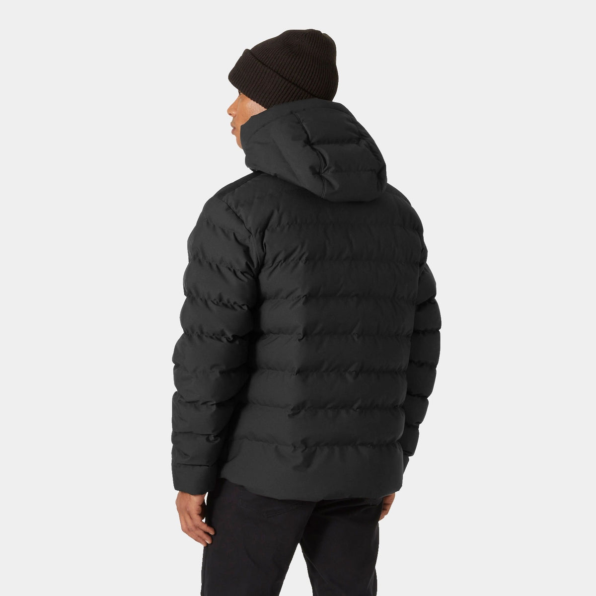 ALBY PUFFY JACKET, BLACK, XXL