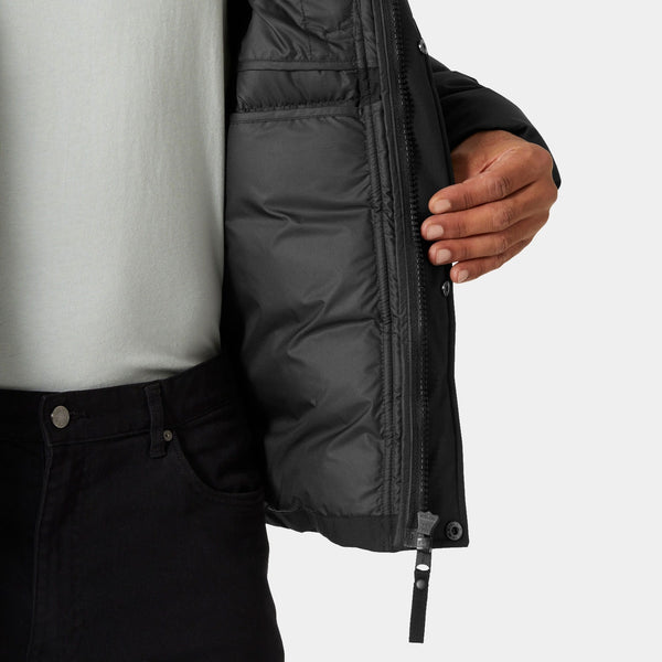 ALBY PUFFY JACKET, BLACK, XXL