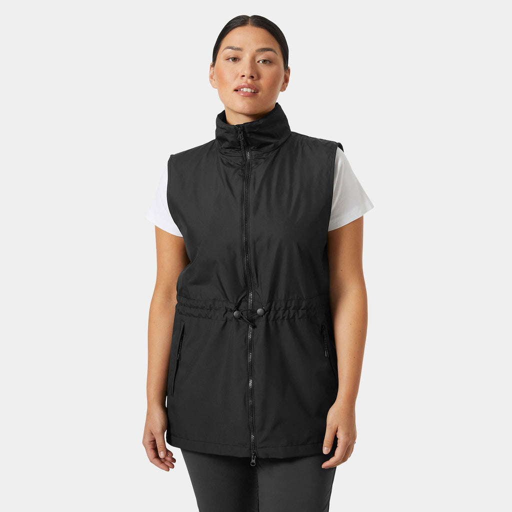 W ESSENCE SPRING VEST, BLACK, XS