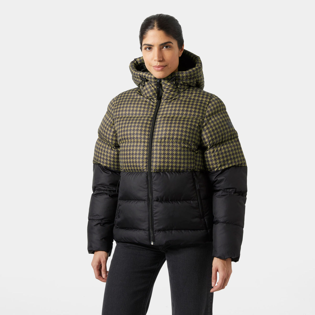 W ACTIVE PUFFY JACKET, SEPIA HOUND, L