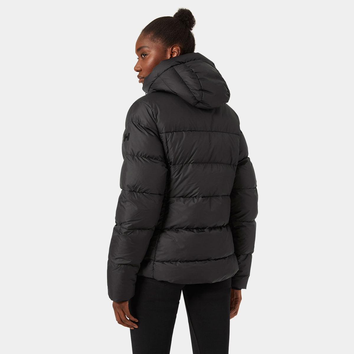 W ACTIVE PUFFY JACKET, BLACK, L