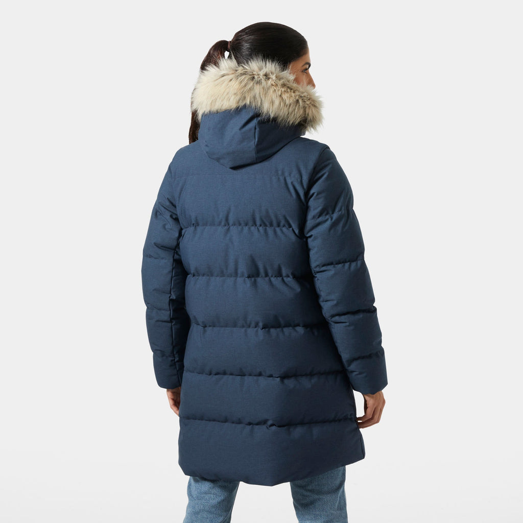 W BLOSSOM PUFFY PARKA, NAVY, XXL