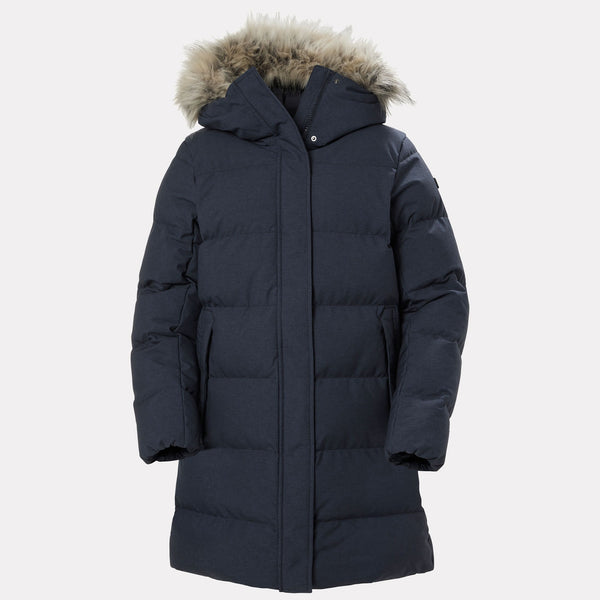 W BLOSSOM PUFFY PARKA, NAVY, XXL