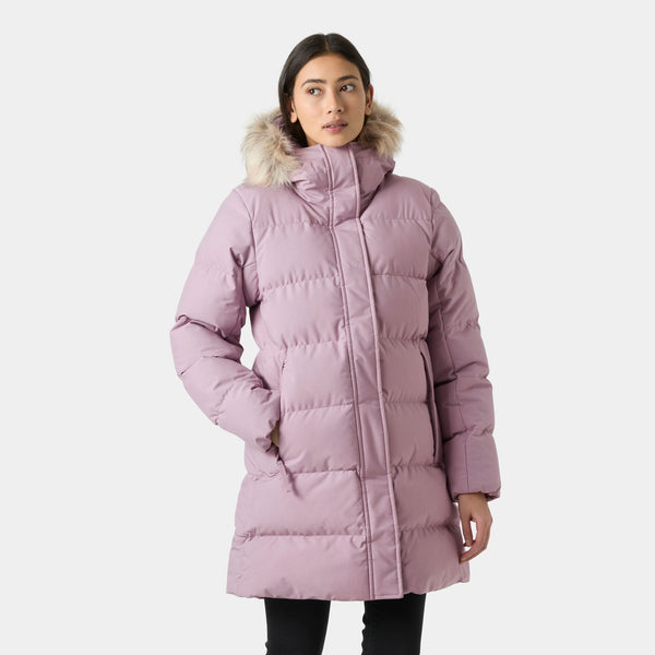 W BLOSSOM PUFFY PARKA, PURPLE CLAY, S