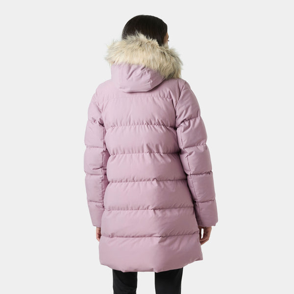 W BLOSSOM PUFFY PARKA, PURPLE CLAY, S