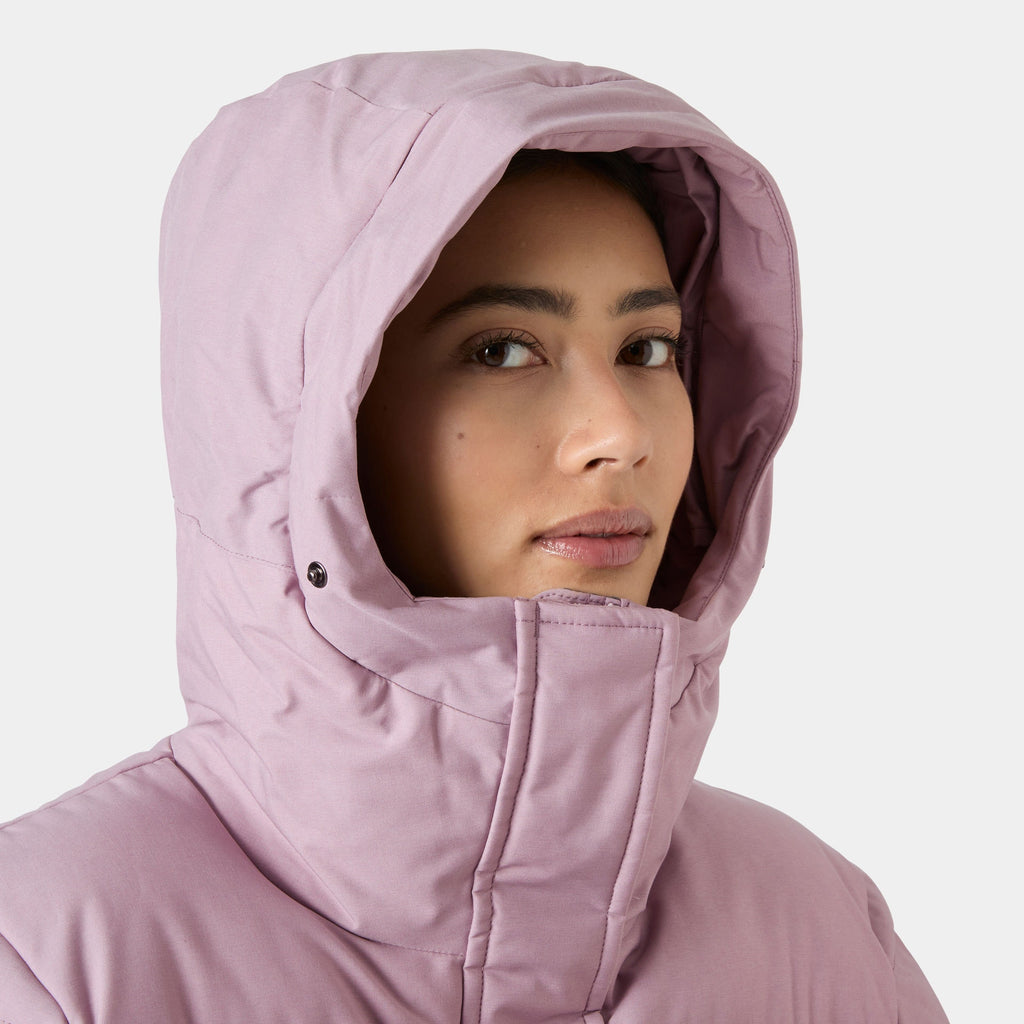 W BLOSSOM PUFFY PARKA, PURPLE CLAY, S