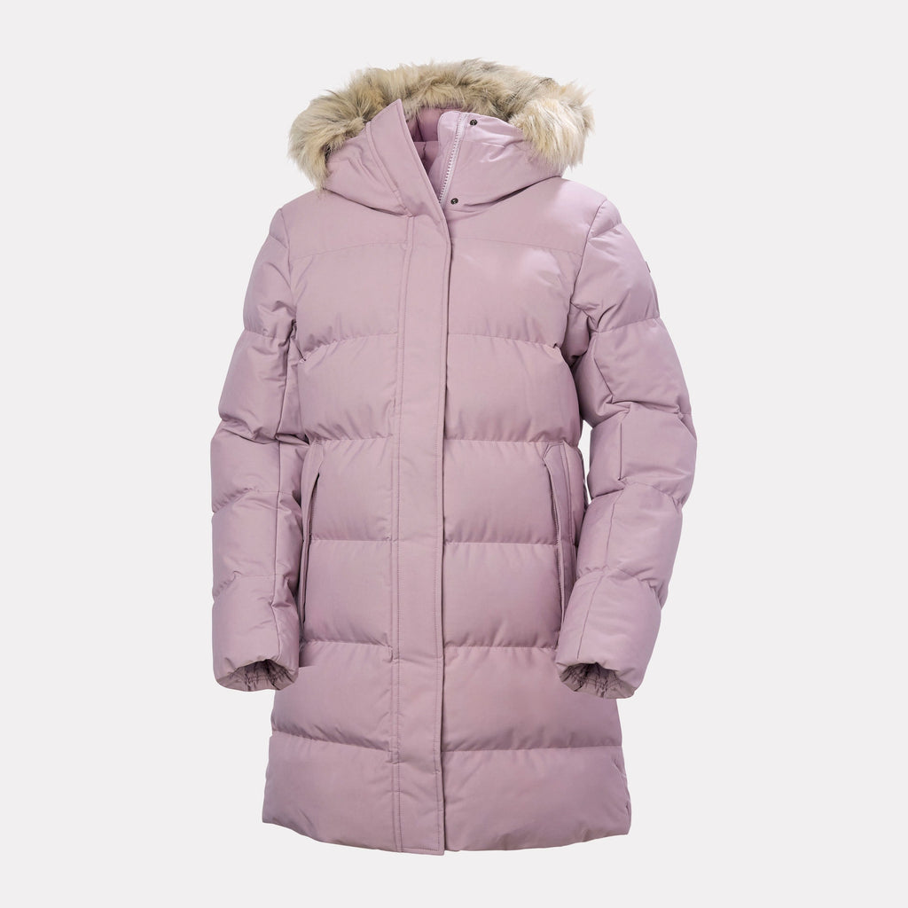 W BLOSSOM PUFFY PARKA, PURPLE CLAY, S