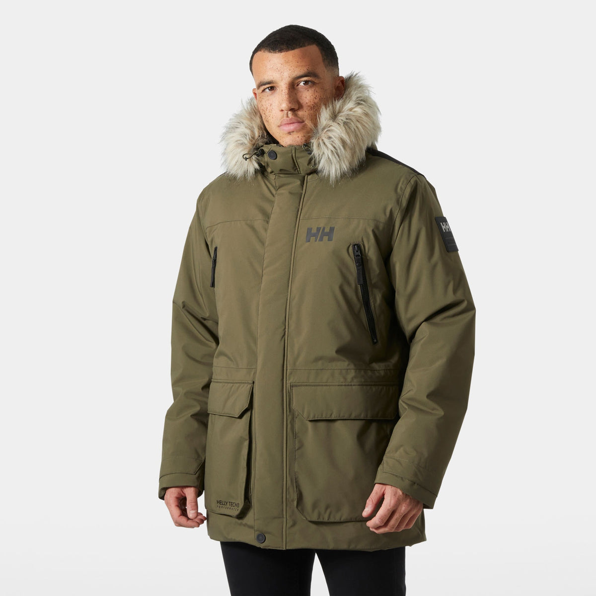REINE PARKA, UTILITY GRE, XXL
