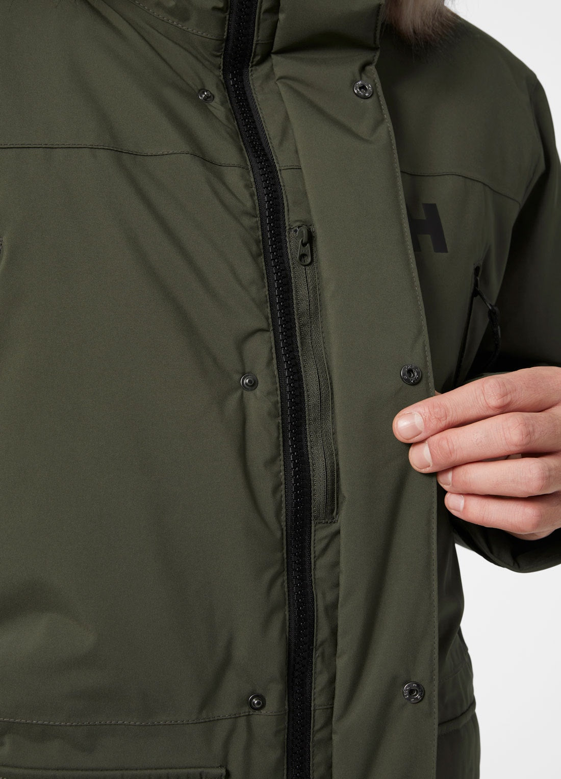 REINE PARKA, UTILITY GRE, XXL