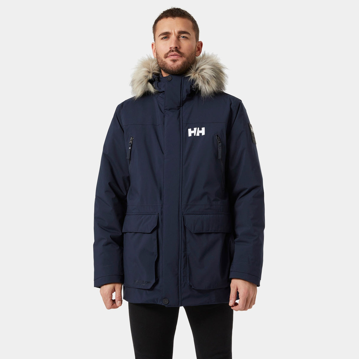 REINE PARKA, NAVY, XXL