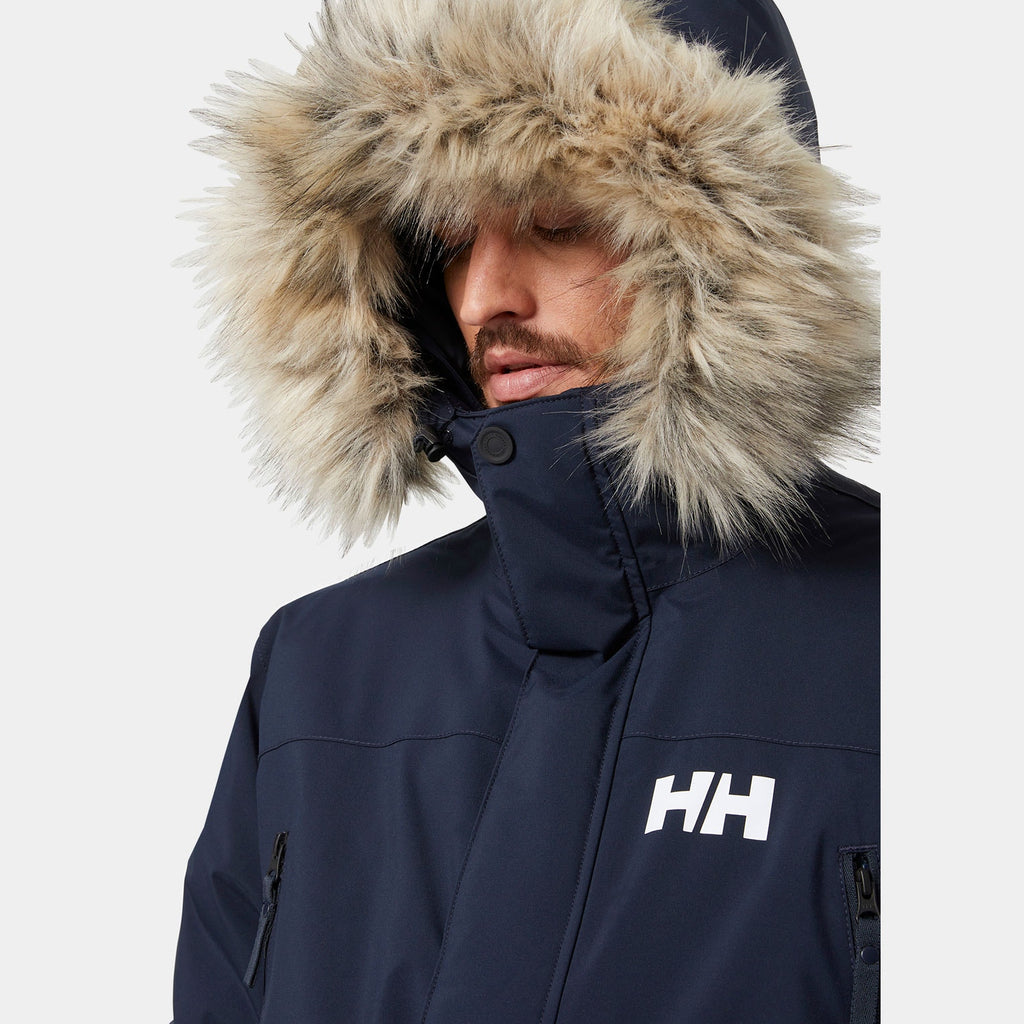 REINE PARKA, NAVY, XXL