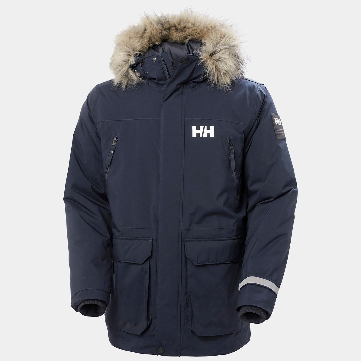 REINE PARKA, NAVY, XXL