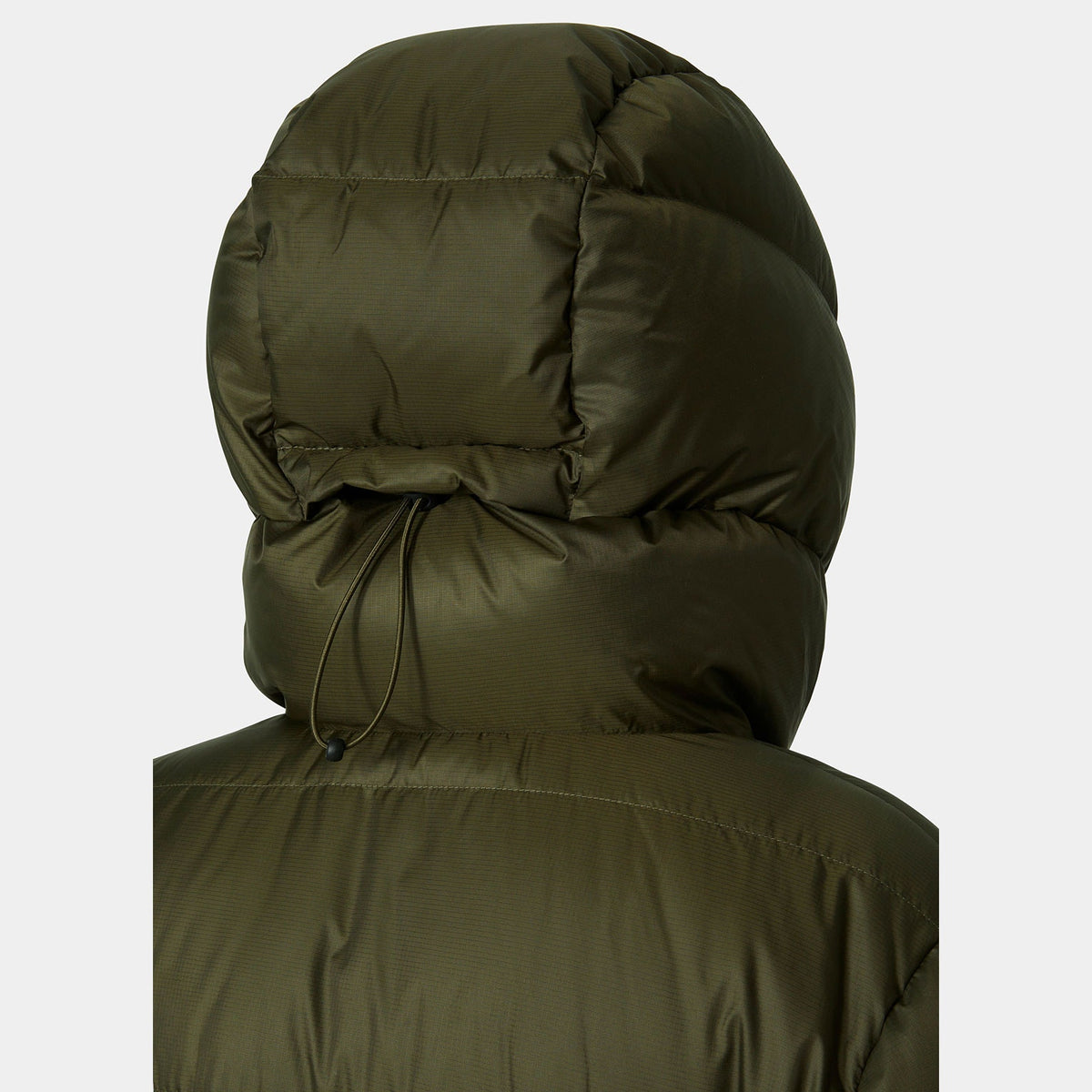 W ESSENCE LONG DOWN COAT, UTILITY GRE, L