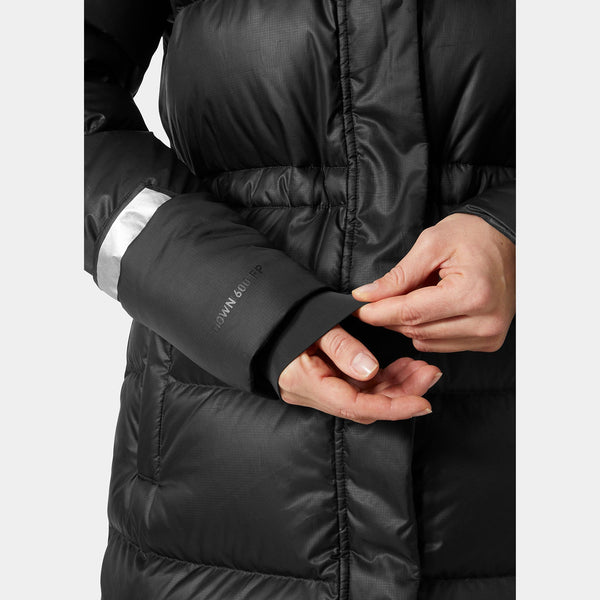 W ESSENCE LONG DOWN COAT, BLACK, L