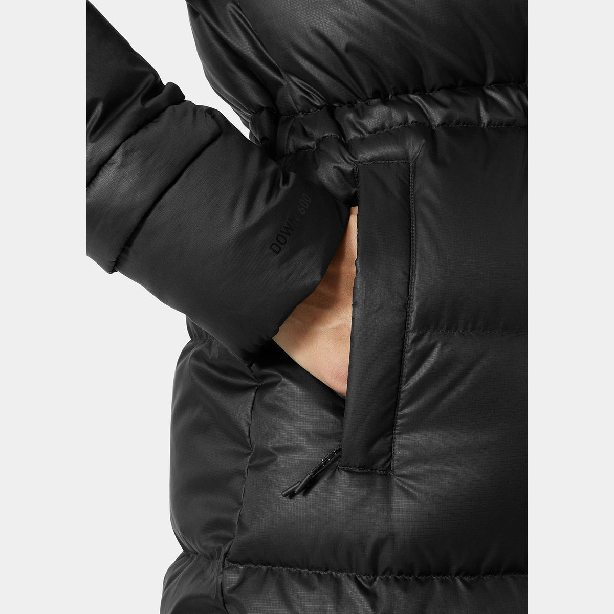 W ESSENCE LONG DOWN COAT, BLACK, L