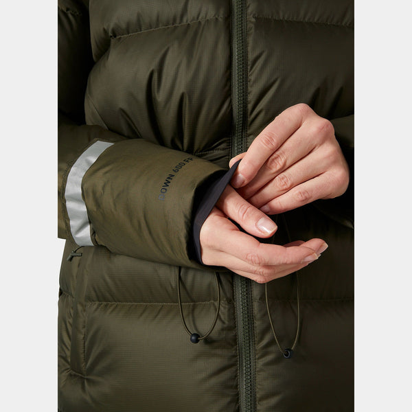 W ESSENCE DOWN PARKA, UTILITY GRE, M