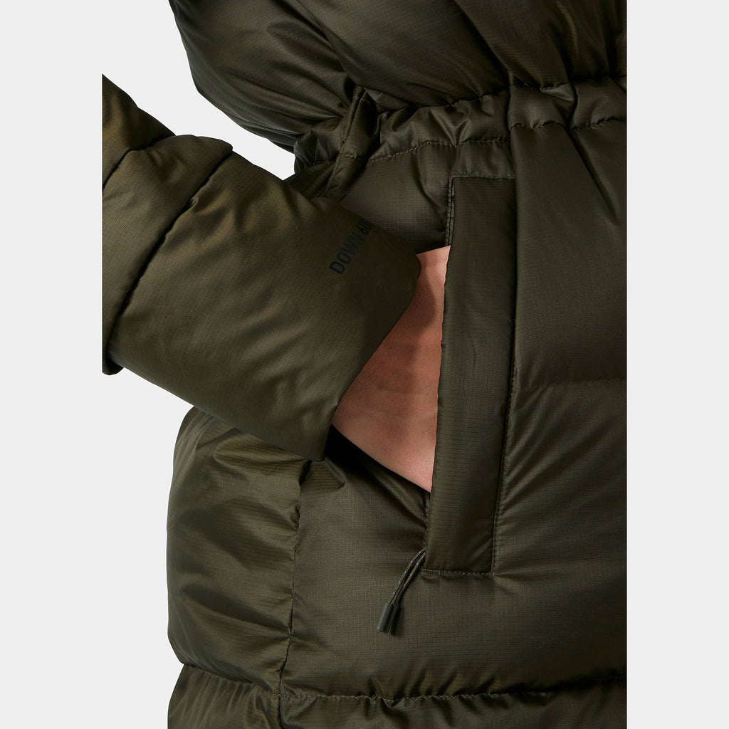 W ESSENCE DOWN PARKA, UTILITY GRE, M