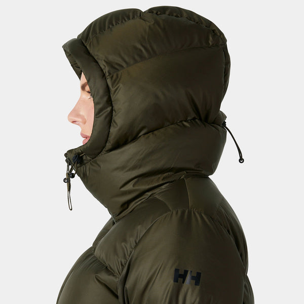 W ESSENCE DOWN PARKA, UTILITY GRE, M