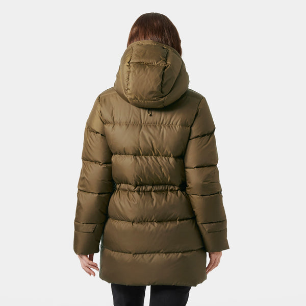W ESSENCE DOWN PARKA, SEPIA, L