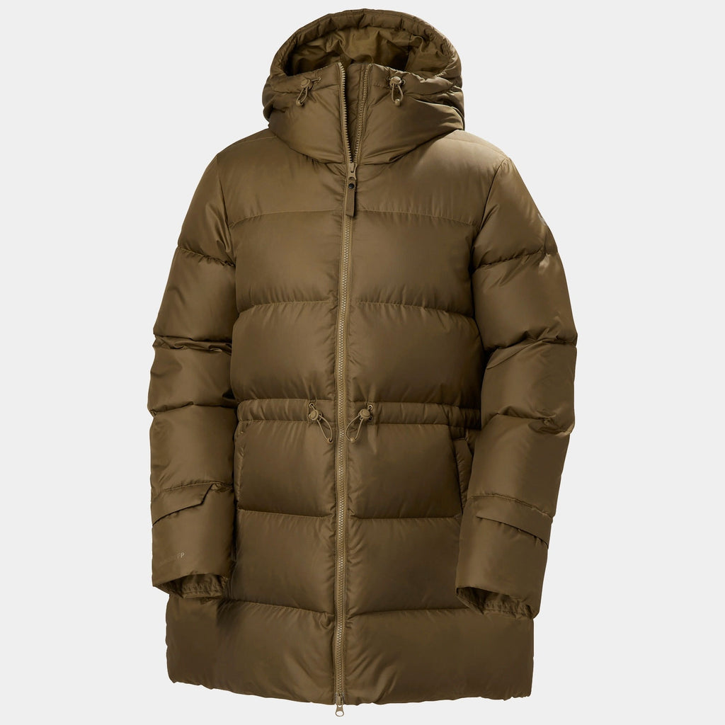 W ESSENCE DOWN PARKA, SEPIA, L