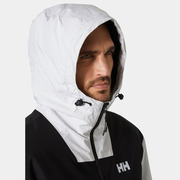 ERVIK INS RAIN JACKET, NIMBUS CLOU, XXL