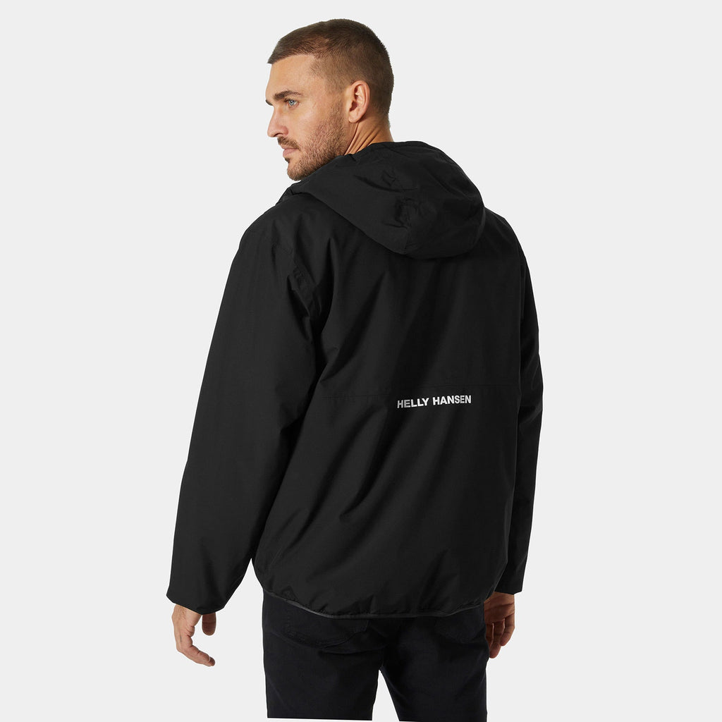 ERVIK INS RAIN JACKET, BLACK, L
