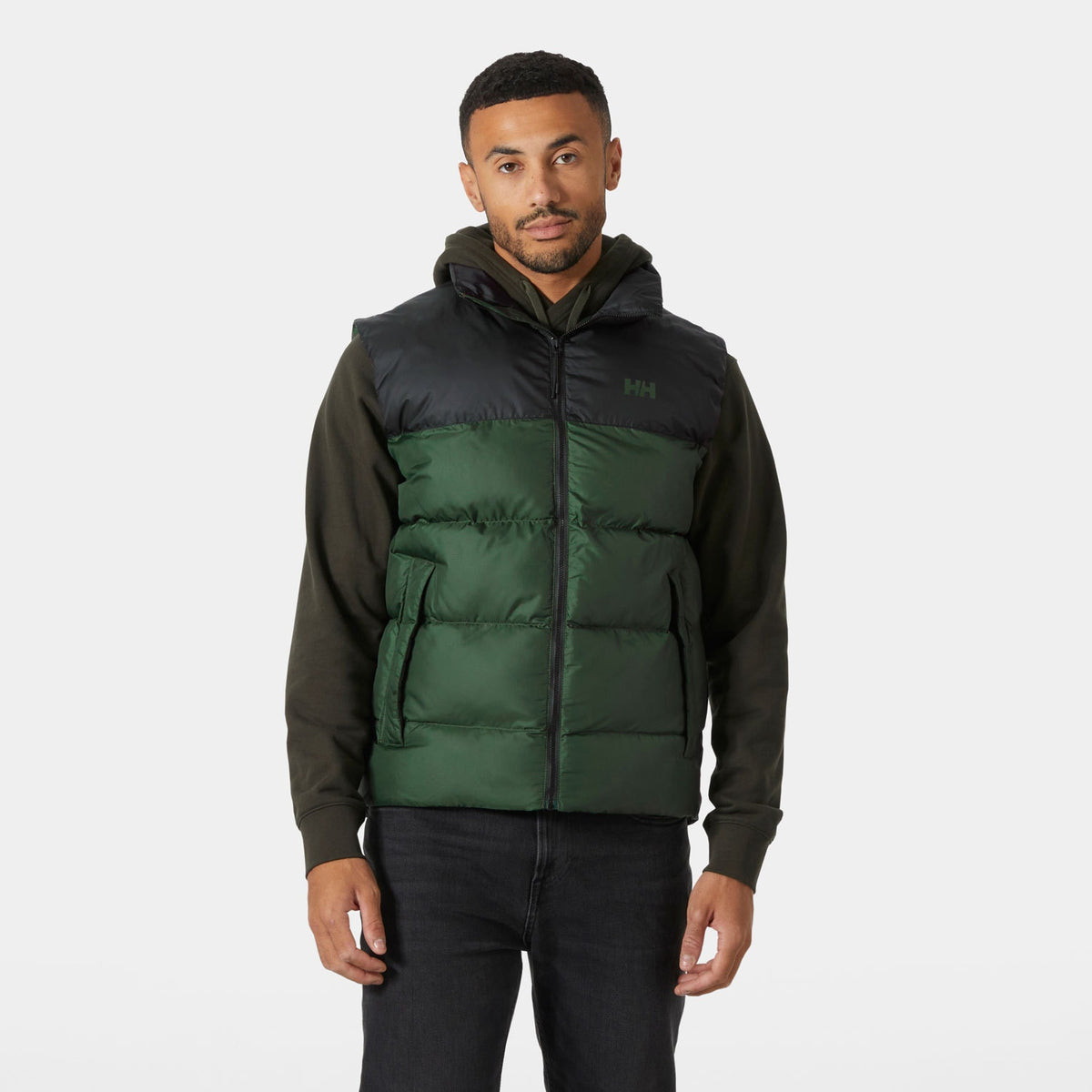 ACTIVE PUFFY VEST, JUNGLE GREE, XXL