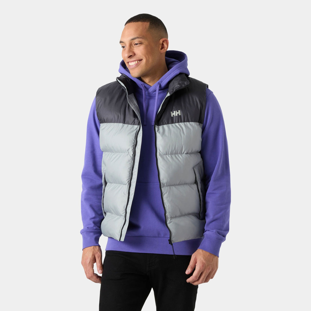 ACTIVE PUFFY VEST, FLIPPER GRE, XXL