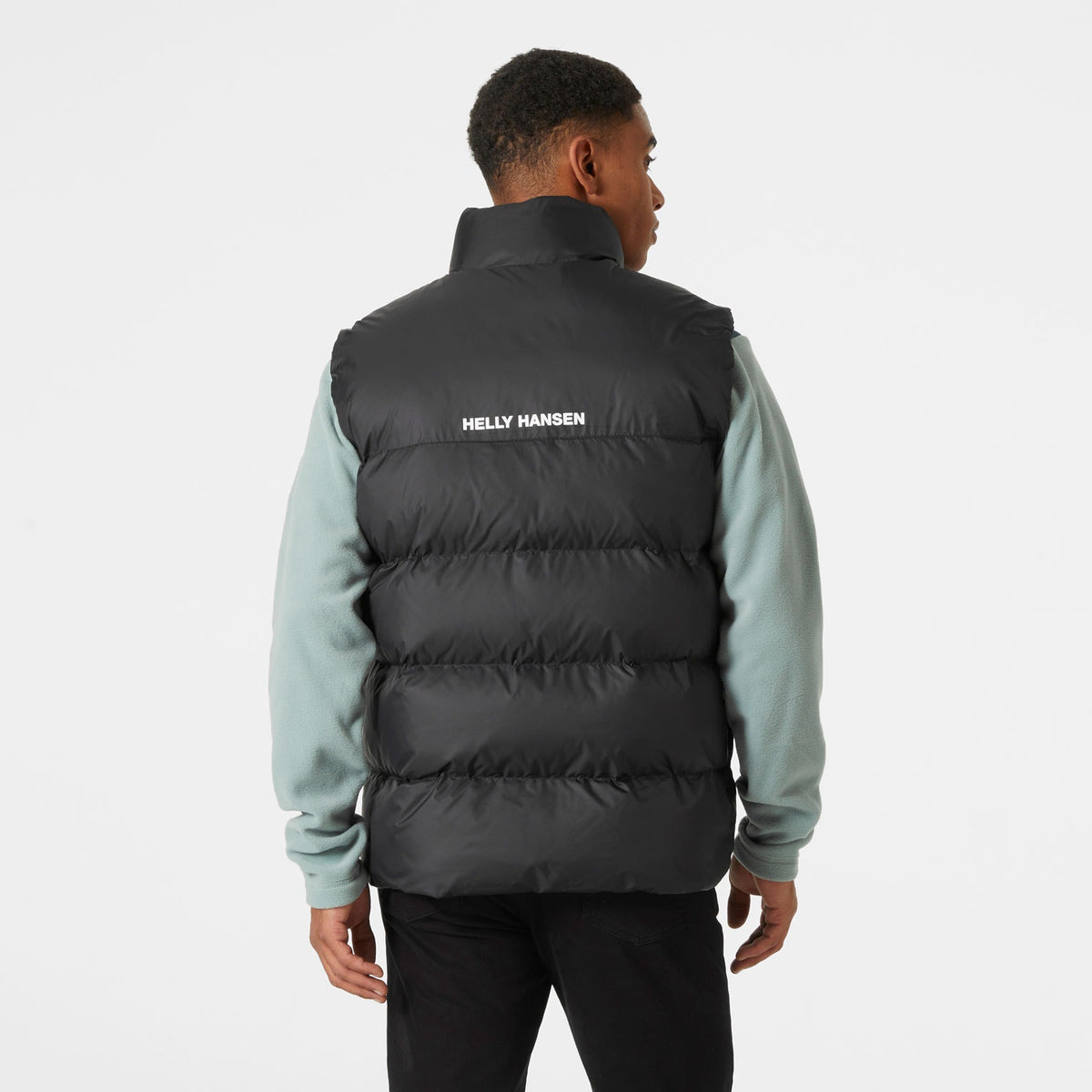 ACTIVE PUFFY VEST, BLACK, XXL
