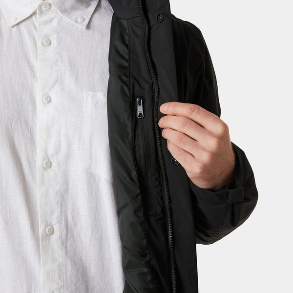 URB PRO INS RAIN COAT, BLACK, XXL
