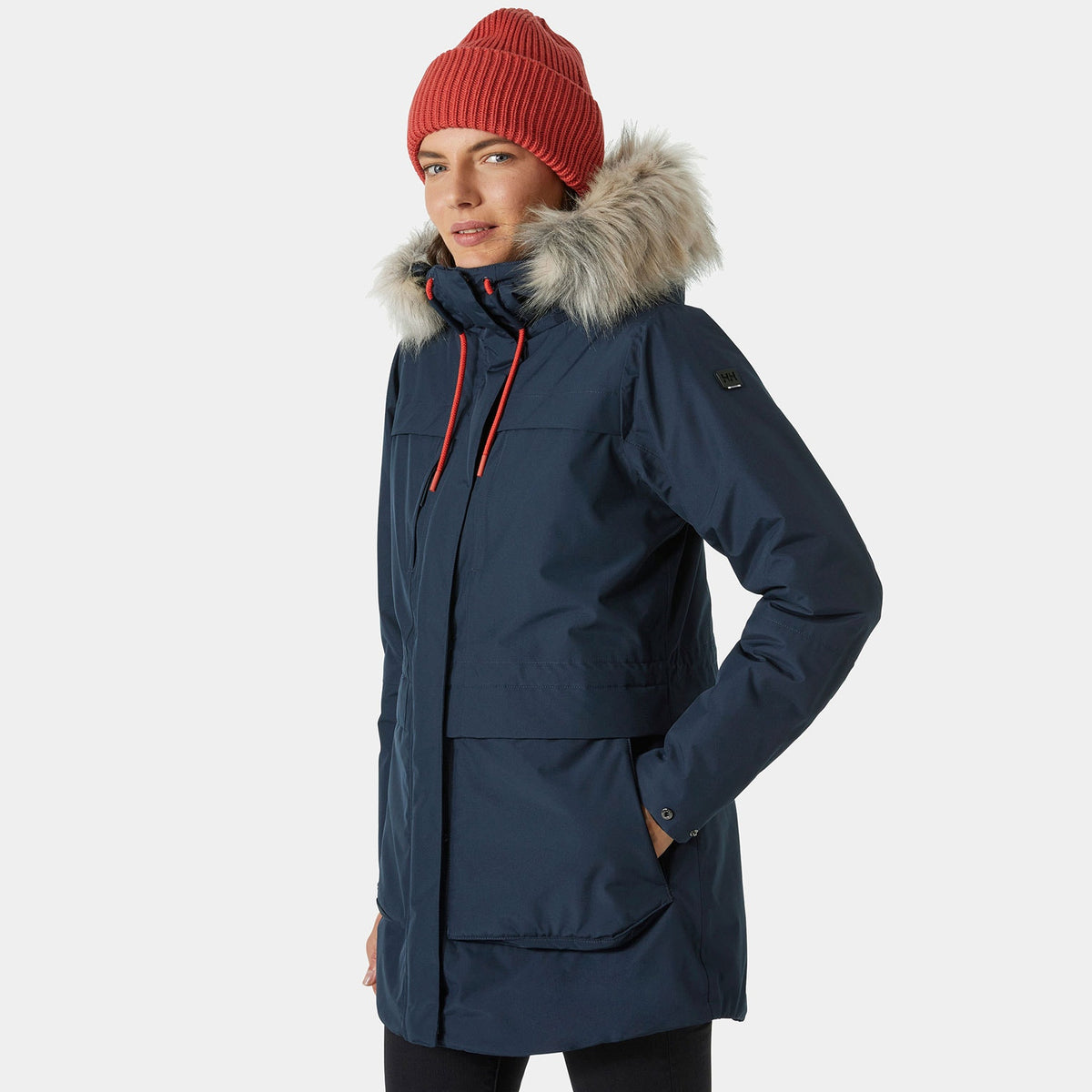 W COASTAL PARKA, NAVY, S Main image