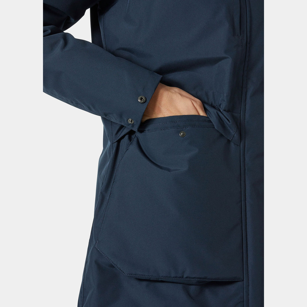 W COASTAL PARKA, NAVY, S