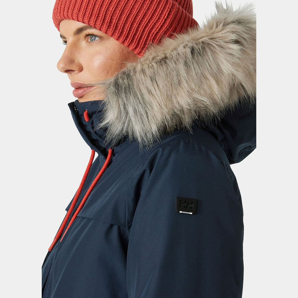 W COASTAL PARKA, NAVY, S